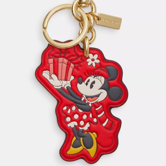 Brand New Disney X Coach Minnie Mouse Bag Charm - Picture 4 of 5